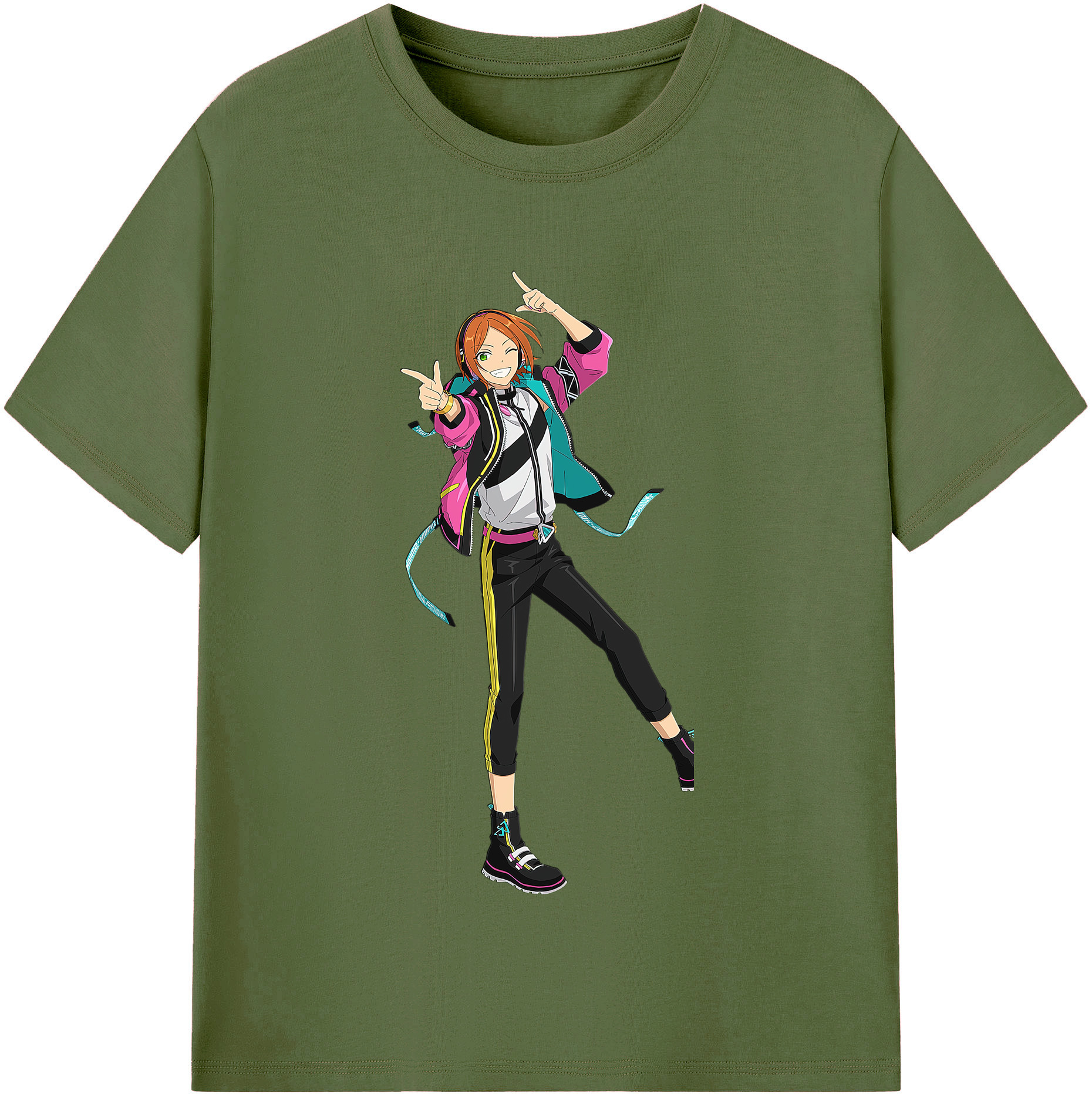 （画像用） あんさんぶるスターズ! Ensemble Stars 綿100％半袖Tシャツ（フロントプリント）